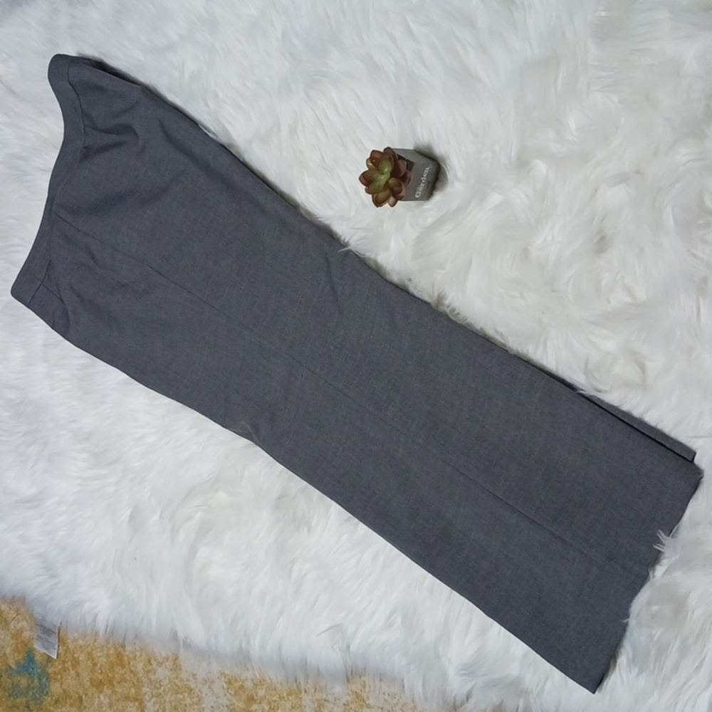 Kasper size 12 Grey career slacks/pants, lined like new - Picture 2 of 11
